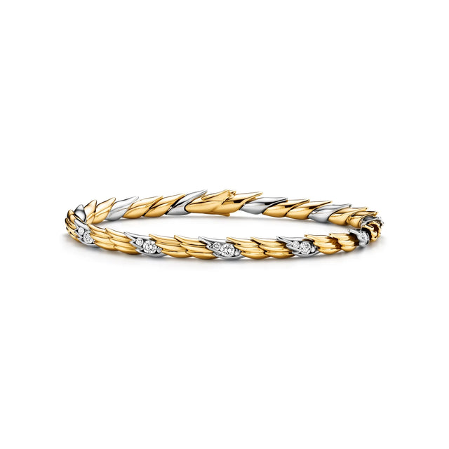 Bird Wings Feather Link Bracelet