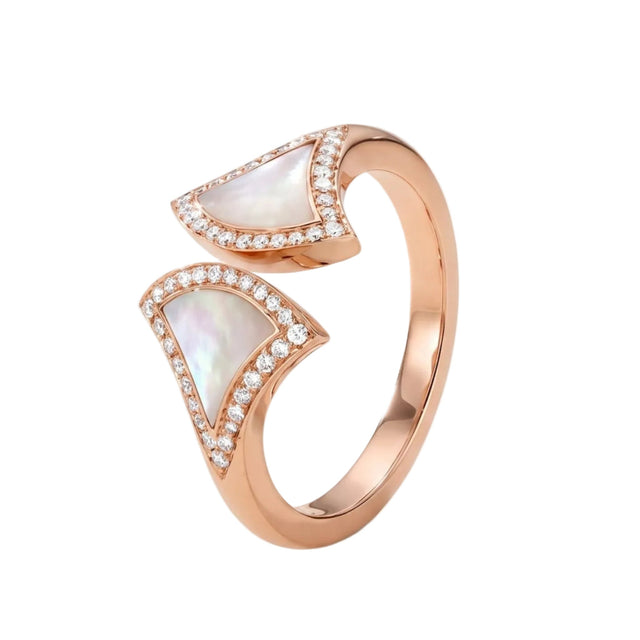 Diva's Dream Mother-of-Pearl Fan Ring