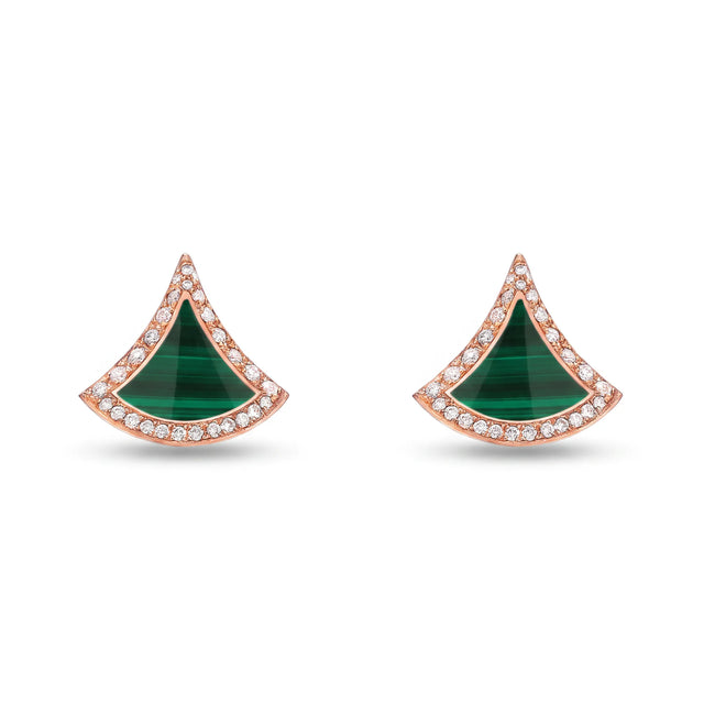 Divas' Dream Pavé Color Fan Stud Earrings