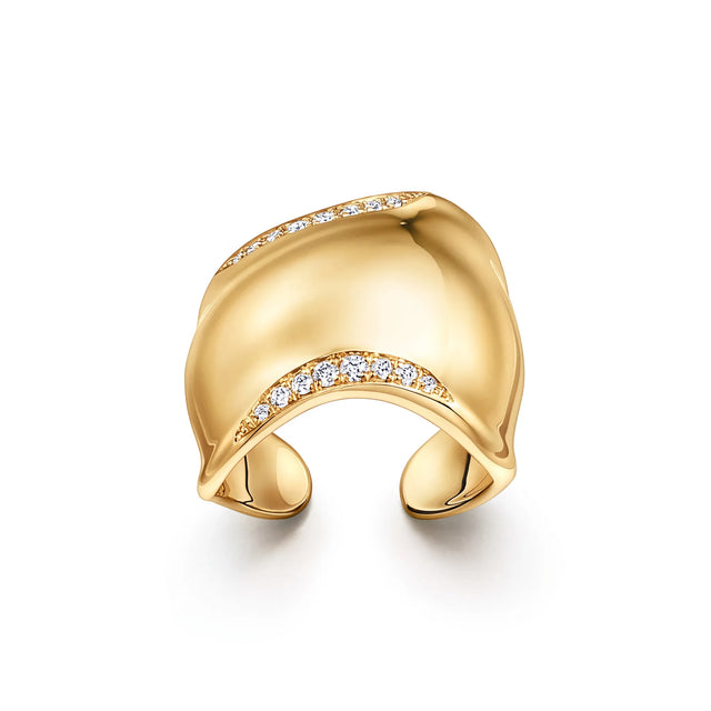 Elsa Peretti Bone Curve Pavé Ring