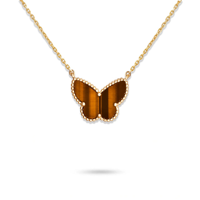 Lucky Alhambra Butterfly Pendant Necklace