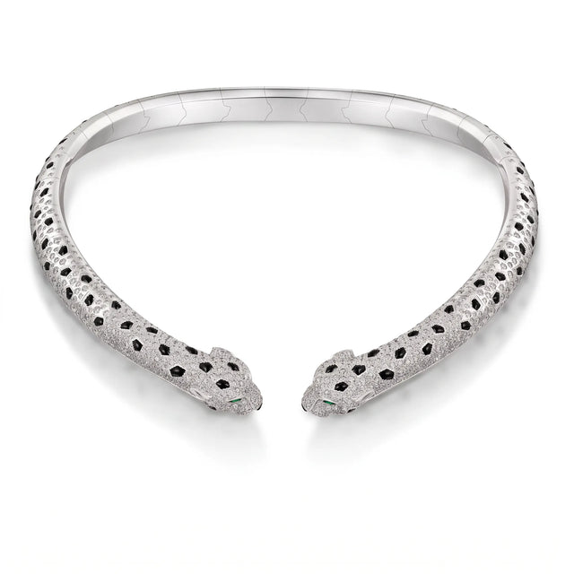 Panthère de Twin Head Torque Necklace