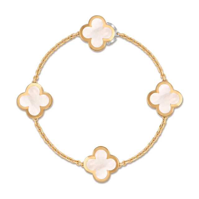 Pure Alhambra Four Clover Station Bracelet