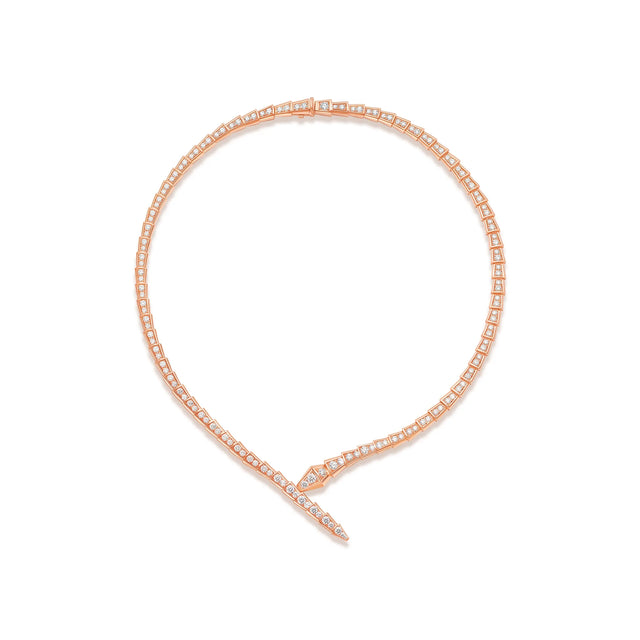 Serpenti Riviera Pavé Snake Necklace