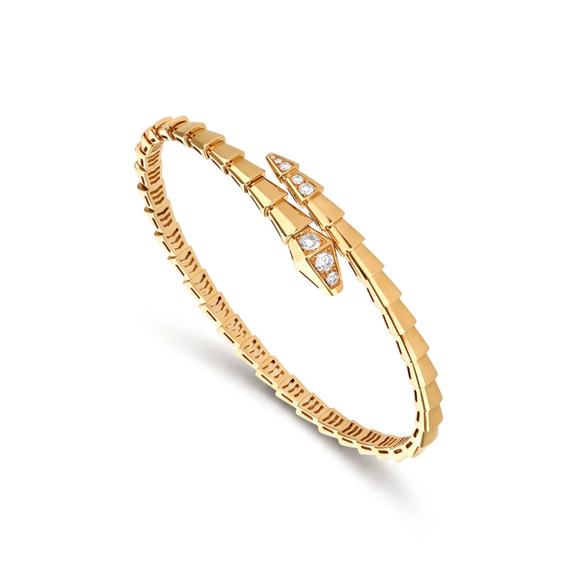 Serpenti Viper Pavé Tip Bracelet