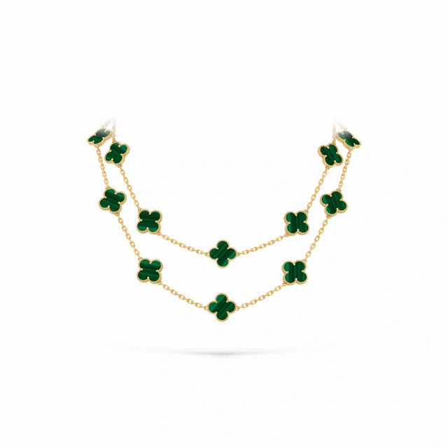 Vintage Alhambra Twenty Clover Sautoir Necklace