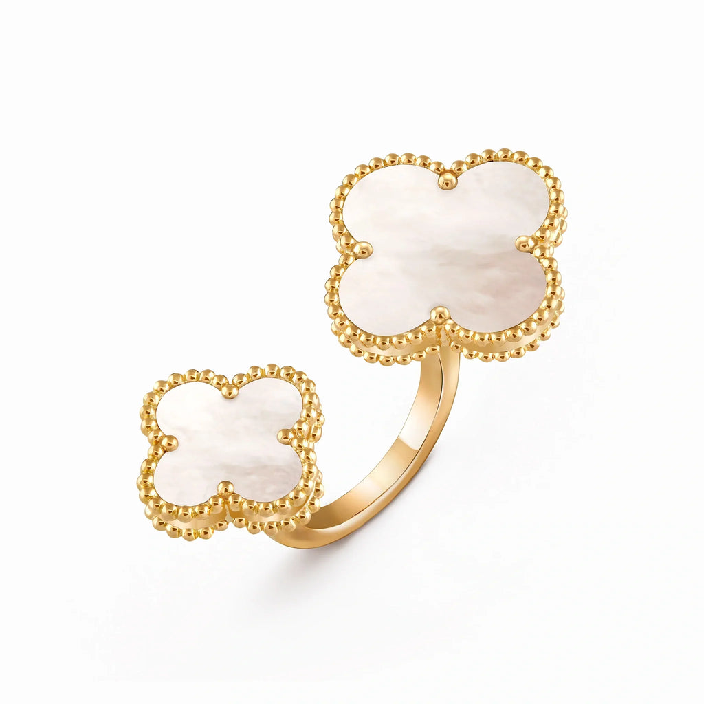 Alhambra Duo Double Clover Ring