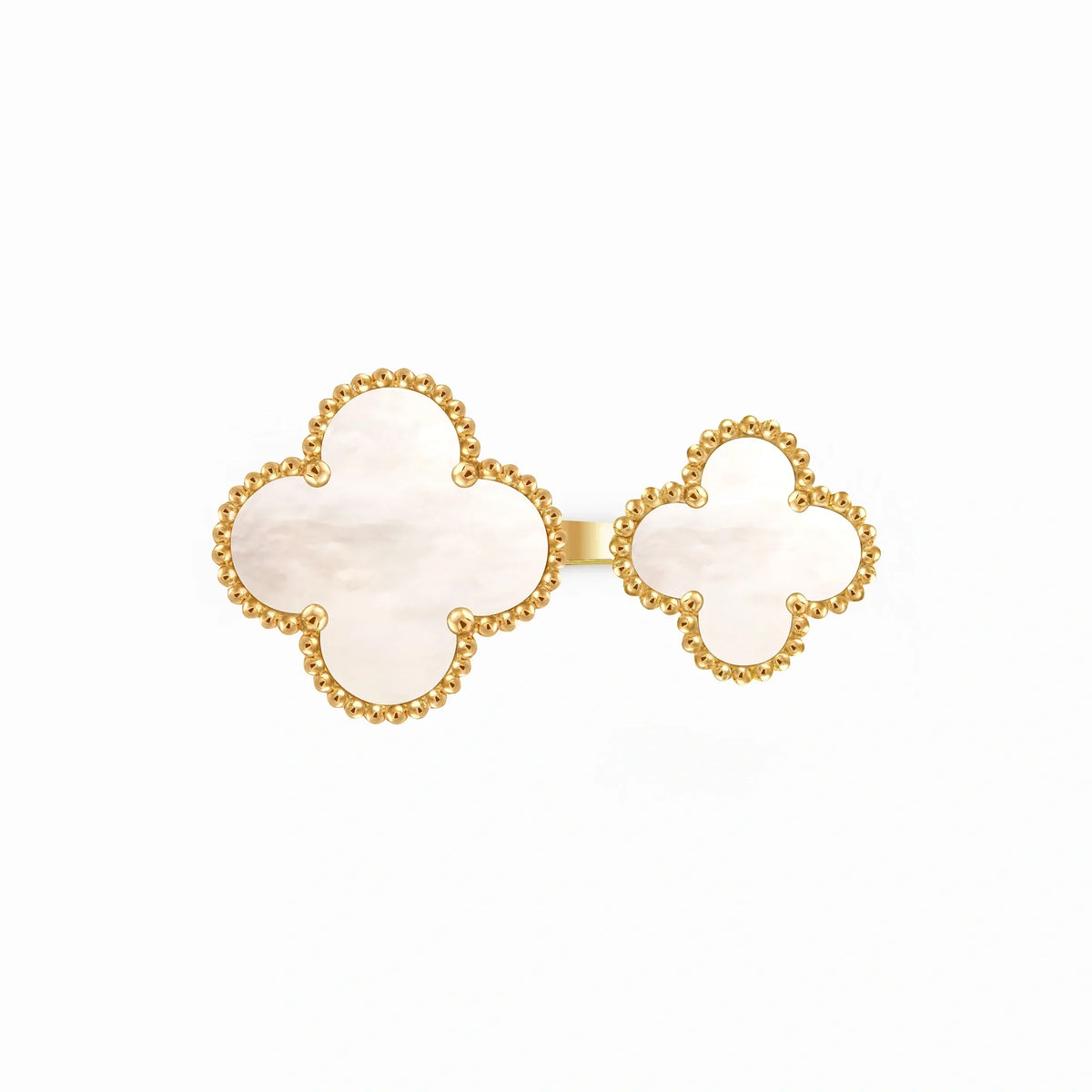 Alhambra Duo Double Clover Ring