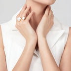 Alhambra Duo Double Clover Ring