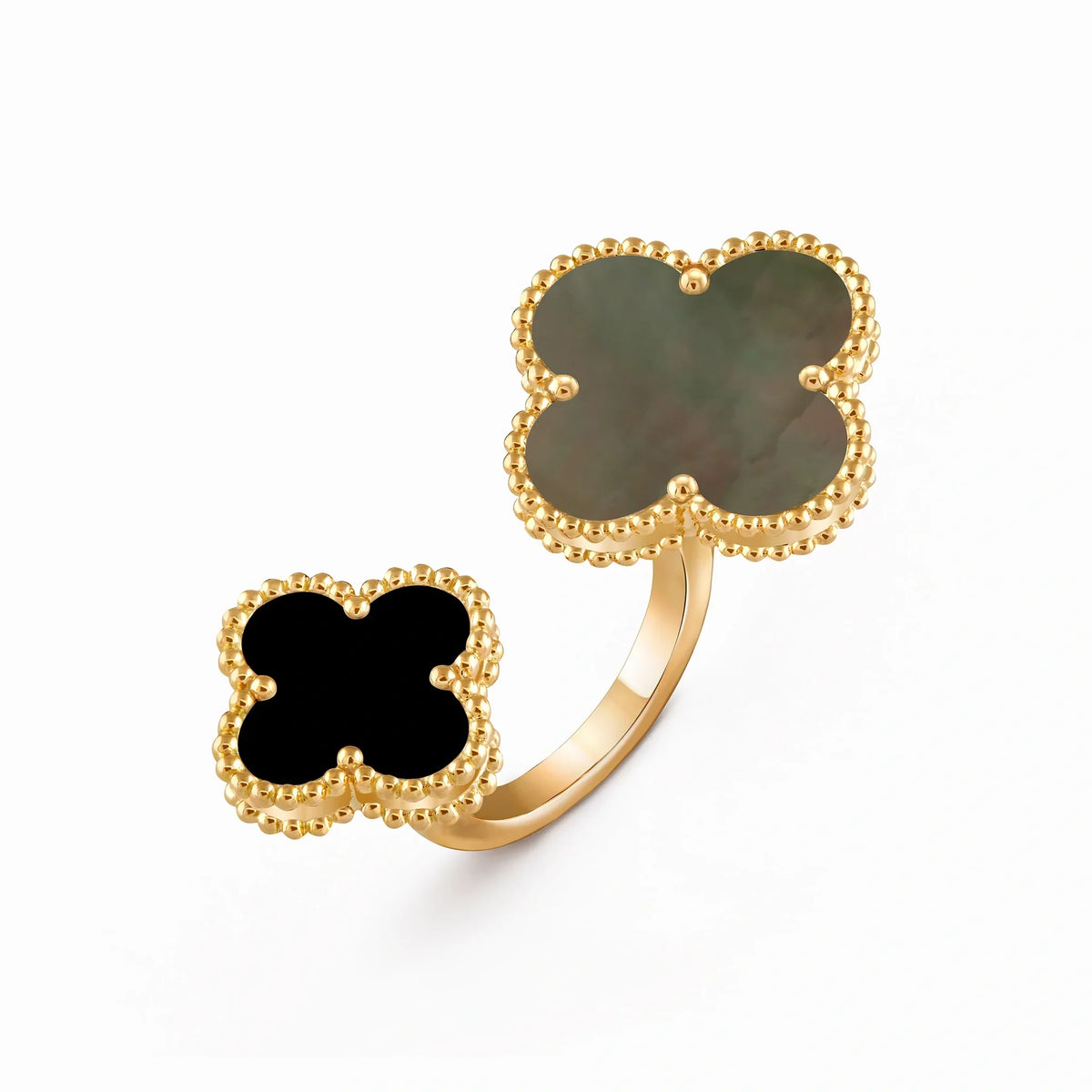 Alhambra Duo Double Clover Ring