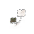 Alhambra Duo Double Clover Ring