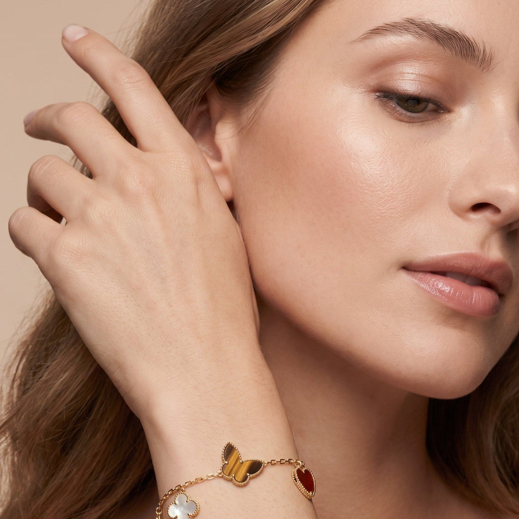 Alhambra Lucky Butterfly Clover Bracelet