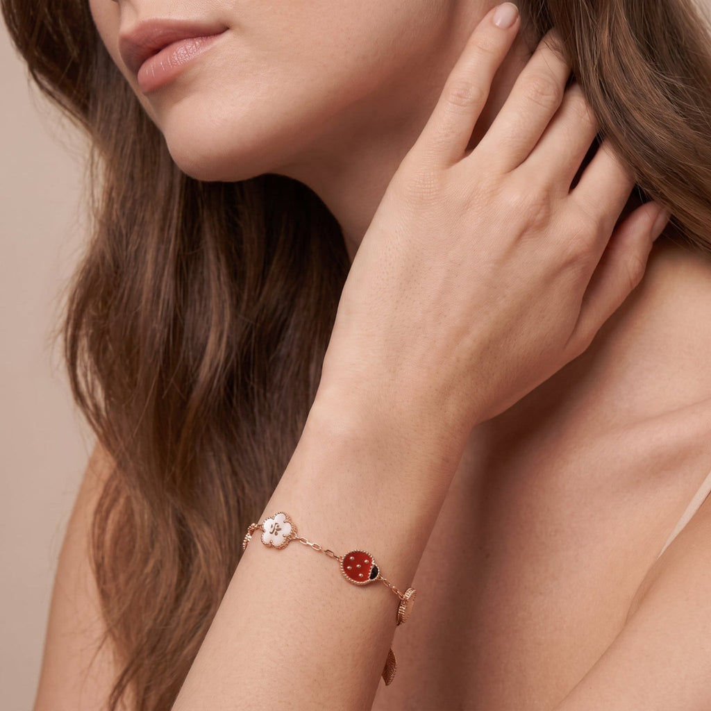 Alhambra Lucky Spring Ladybug Bracelet