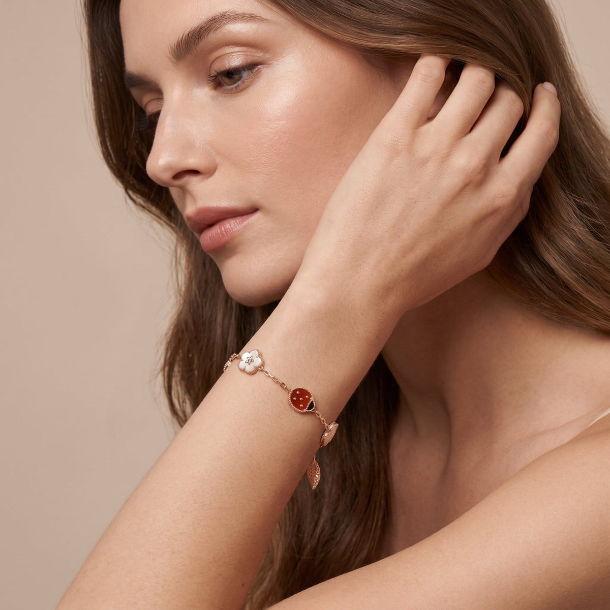 Alhambra Lucky Spring Ladybug Bracelet