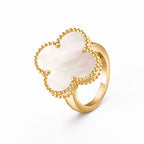 Alhambra Nacre Four-Leaf Clover Ring