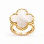 Alhambra Nacre Four-Leaf Clover Ring