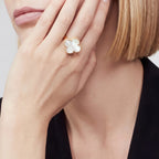 Alhambra Nacre Four-Leaf Clover Ring