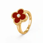 Alhambra Rouge Red Clover Ring