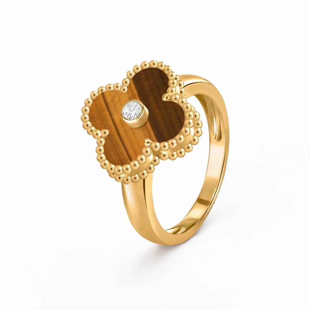 Alhambra Rouge Red Clover Ring