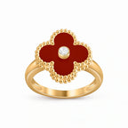 Alhambra Rouge Red Clover Ring