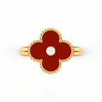 Alhambra Rouge Red Clover Ring