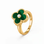 Alhambra Rouge Red Clover Ring