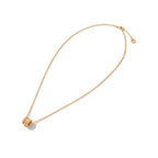 B.zero1 Pavé Round Pendant Necklace