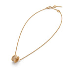 B.zero1 Pavé Spiral Ring Pendant Necklace