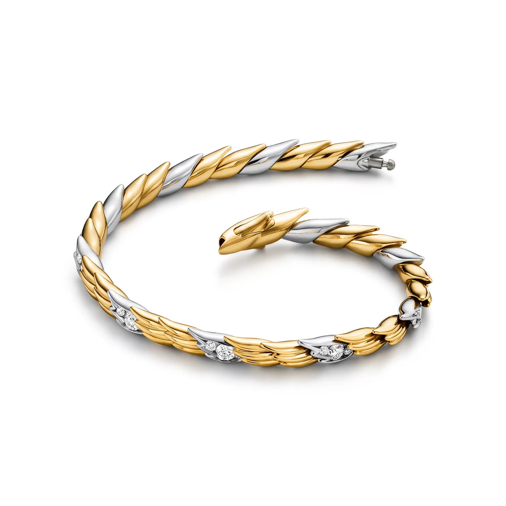 Bird Wings Feather Link Bracelet