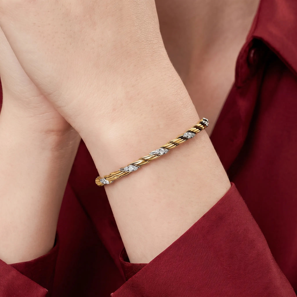 Bird Wings Feather Link Bracelet