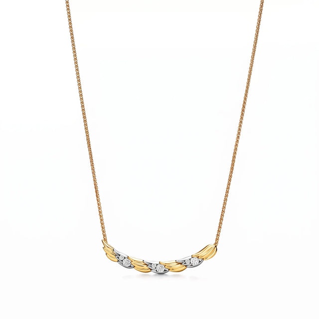 Bird Wings Feather Pendant Necklace