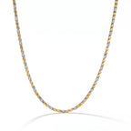 Bird Wings Two-Tone Feather Necklace