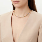 Bird Wings Two-Tone Feather Necklace