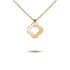 Byzantine Alhambra Openwork Clover Pendant Necklace