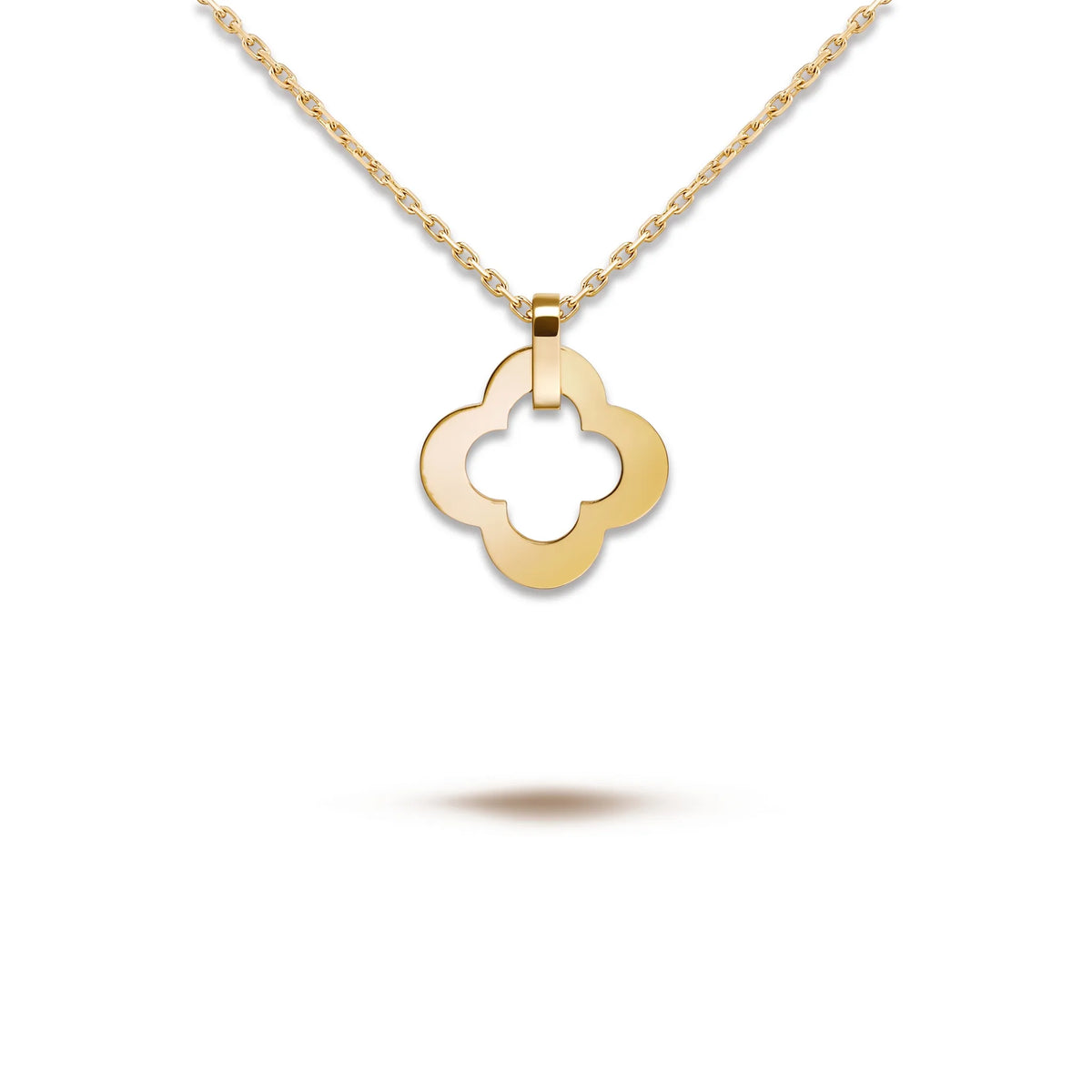 Byzantine Alhambra Openwork Clover Pendant Necklace