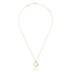 Byzantine Alhambra Openwork Clover Pendant Necklace