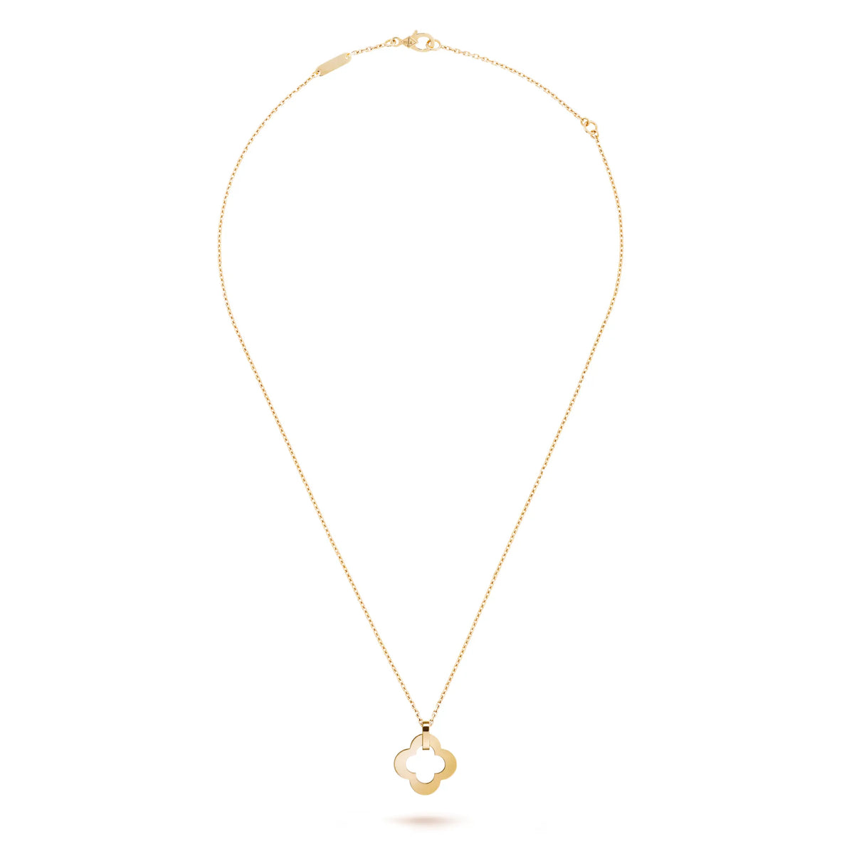 Byzantine Alhambra Openwork Clover Pendant Necklace