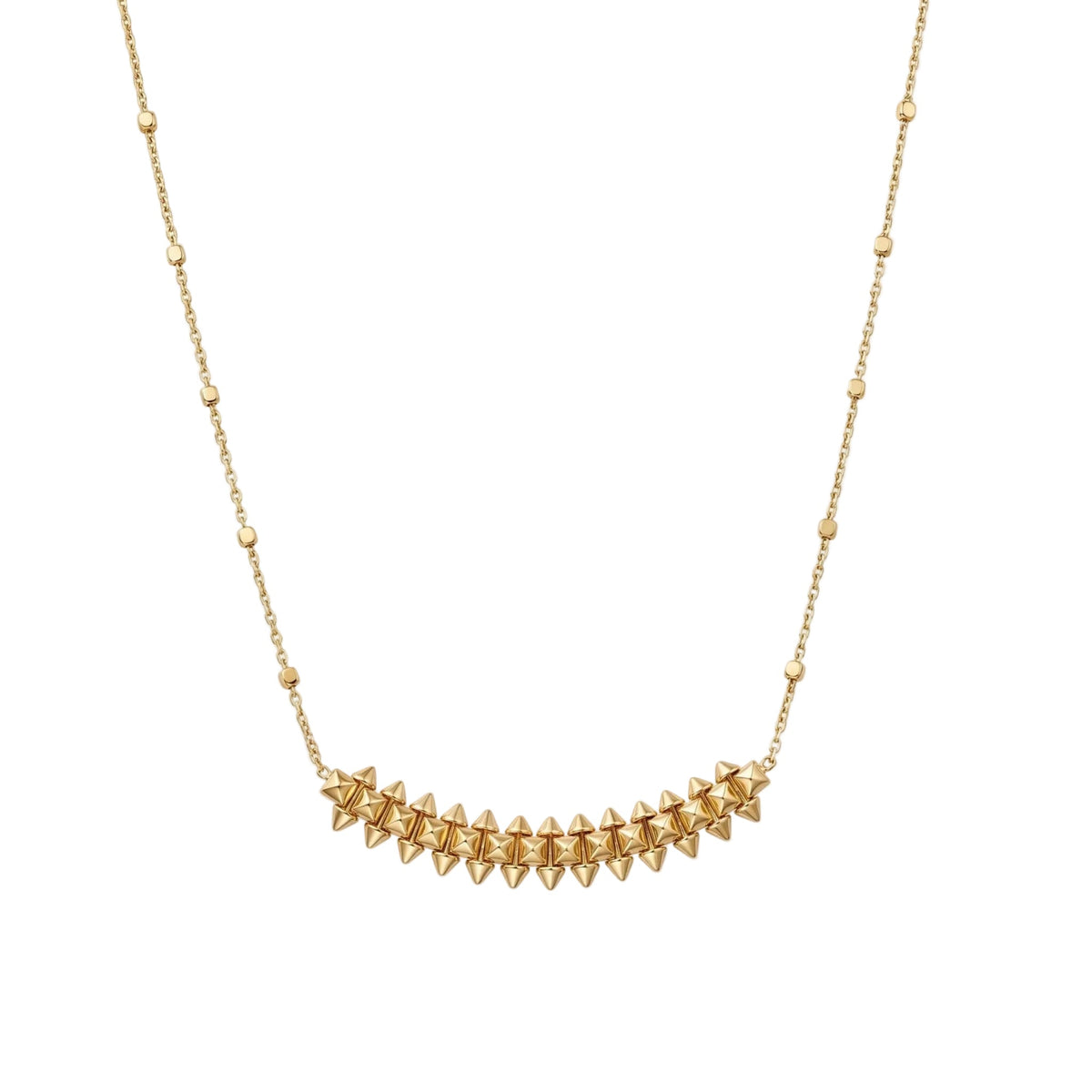 Clash de Apex Pyramid Stud Necklace