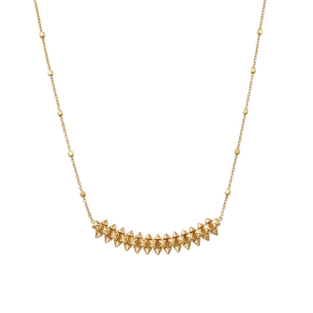 Clash de Apex Pyramid Stud Necklace