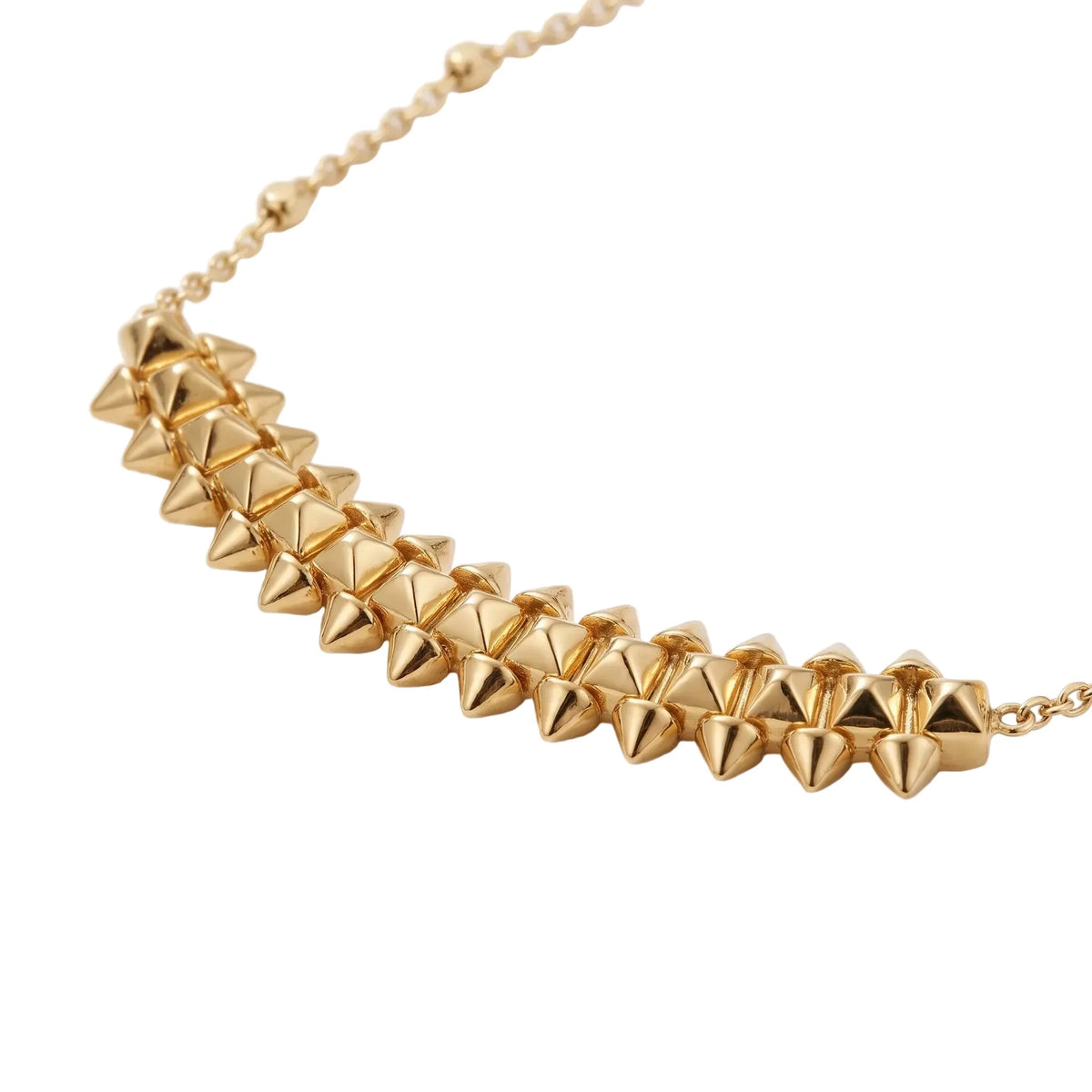 Clash de Apex Pyramid Stud Necklace