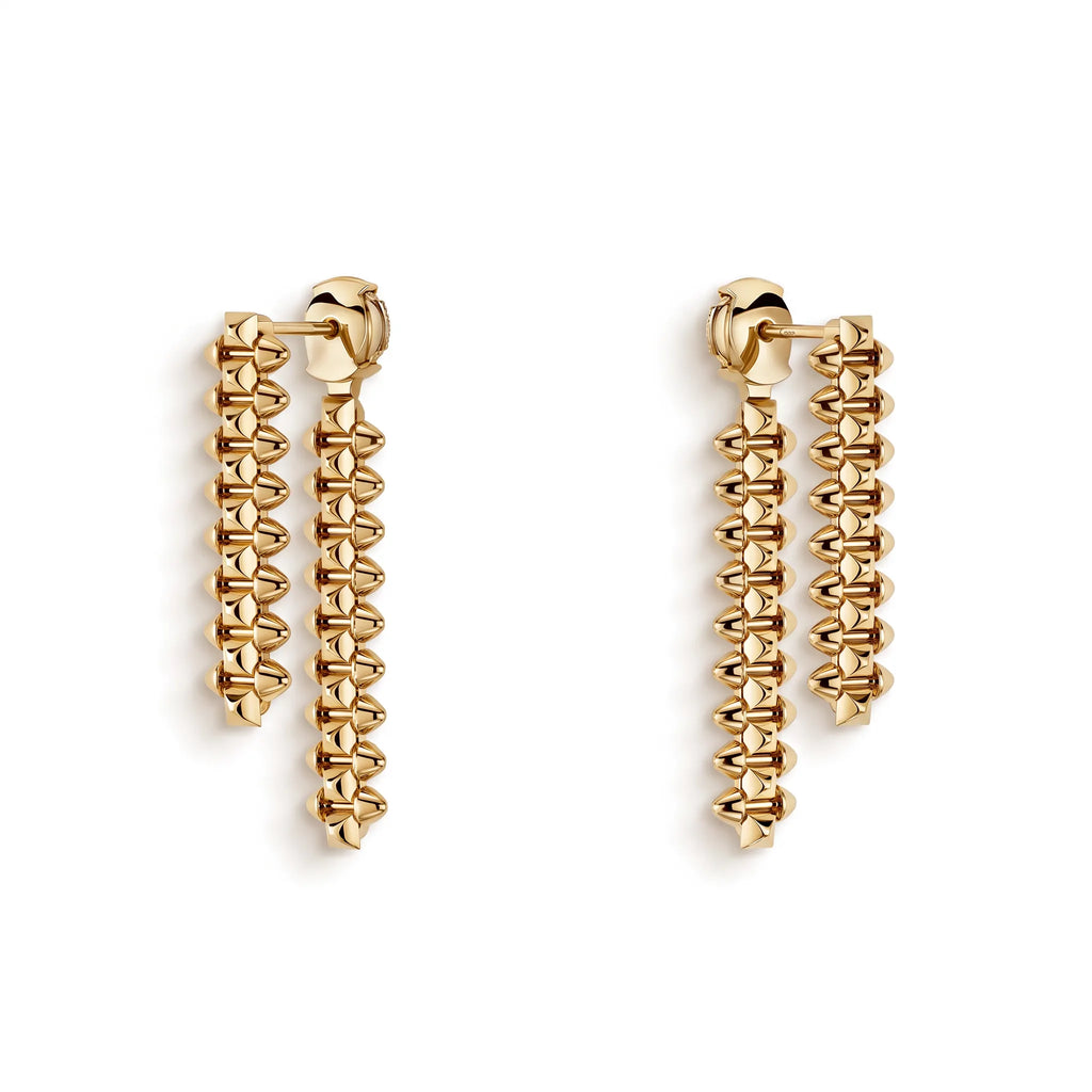 Clash de Duo Spike Fringe Earrings
