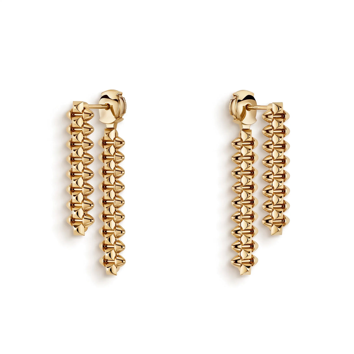 Clash de Duo Spike Fringe Earrings