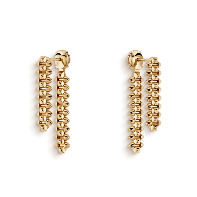Clash de Duo Spike Fringe Earrings