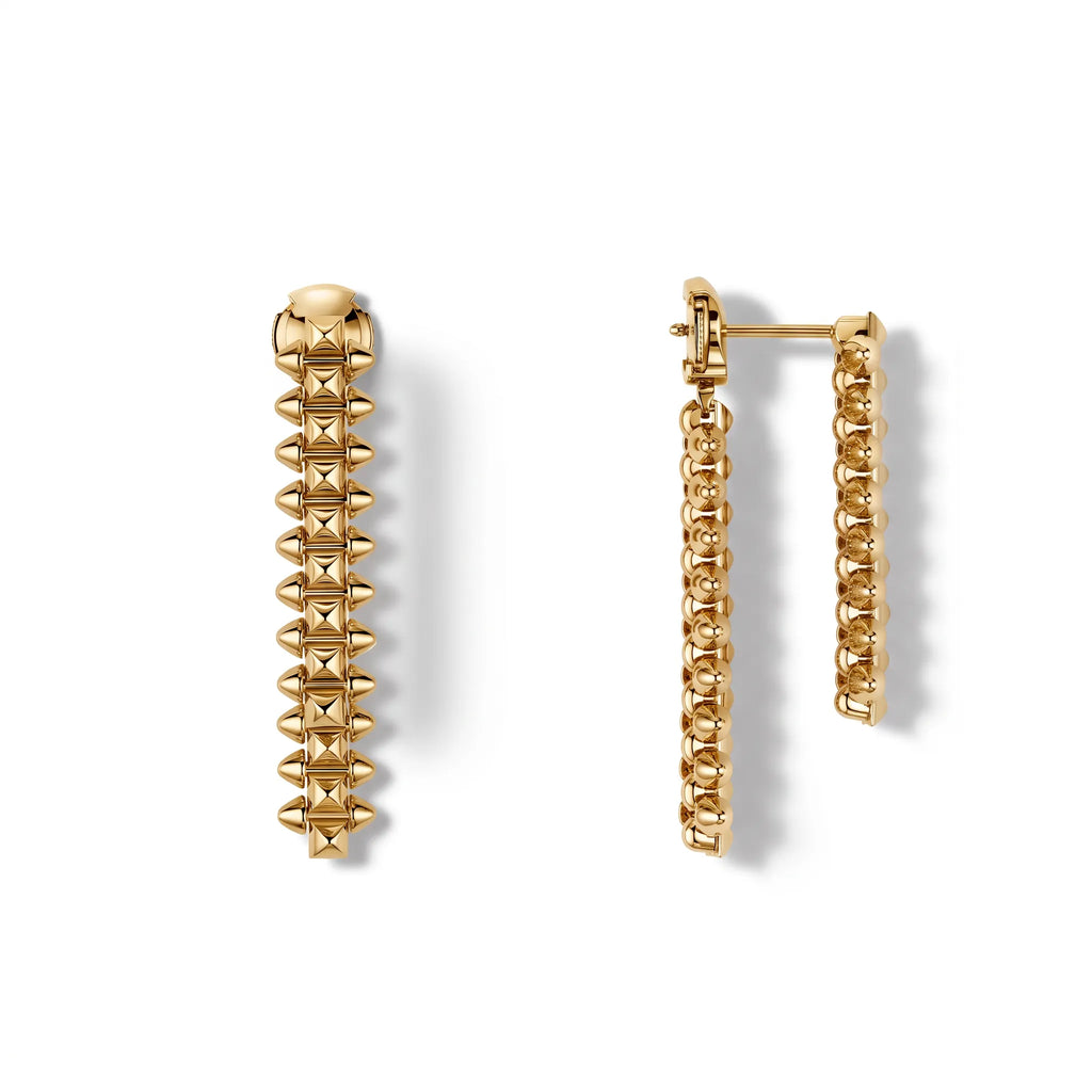 Clash de Duo Spike Fringe Earrings