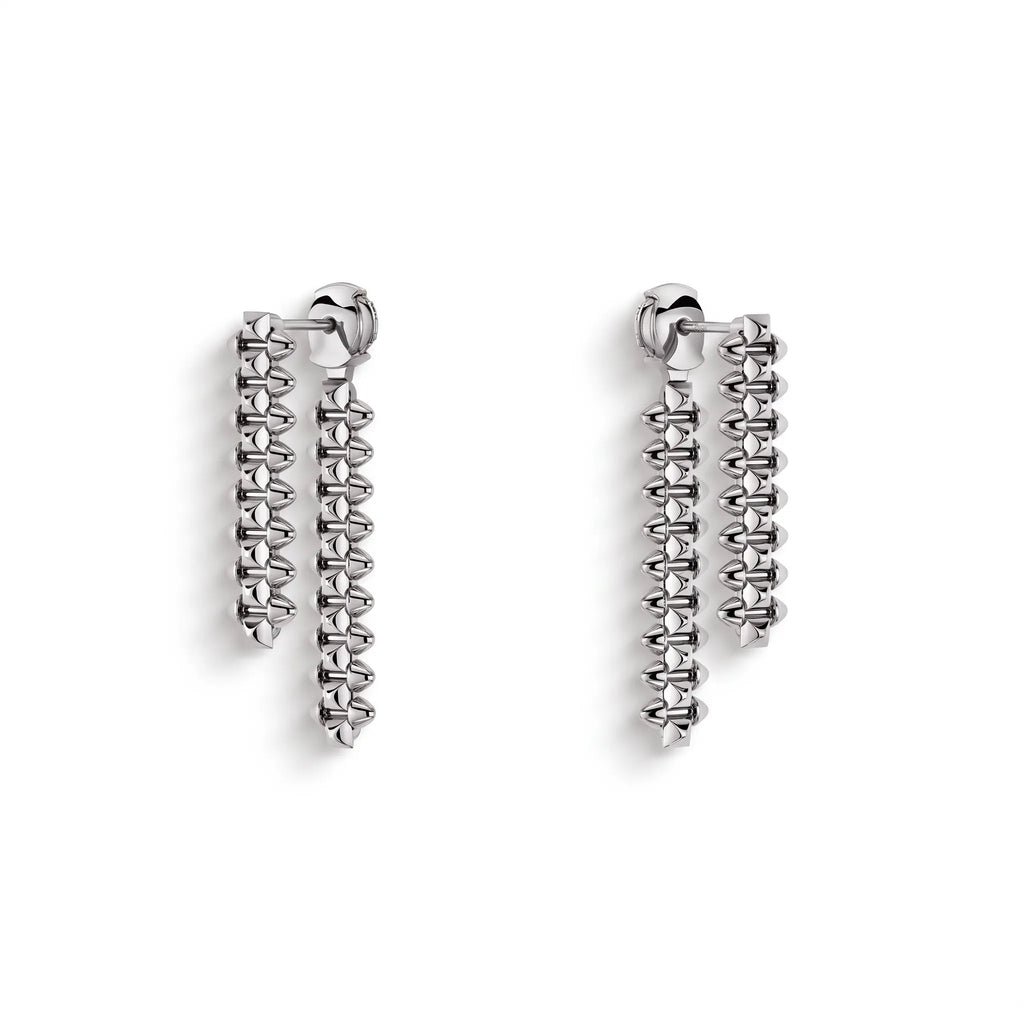 Clash de Duo Spike Fringe Earrings