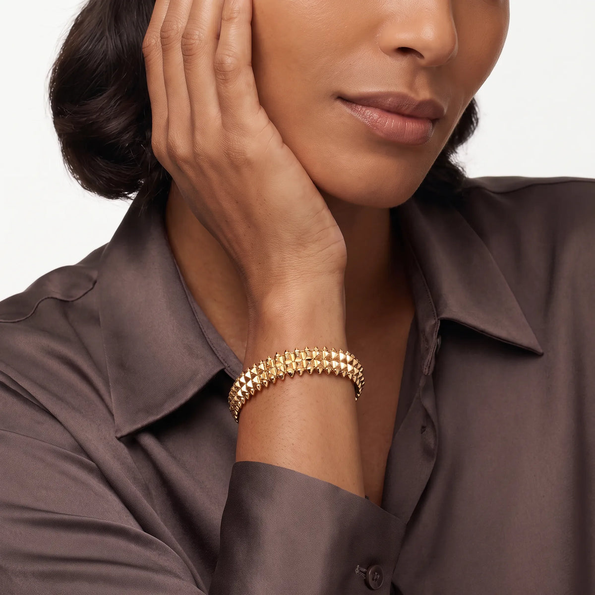 Clash de Facette Pyramid Link Bracelet