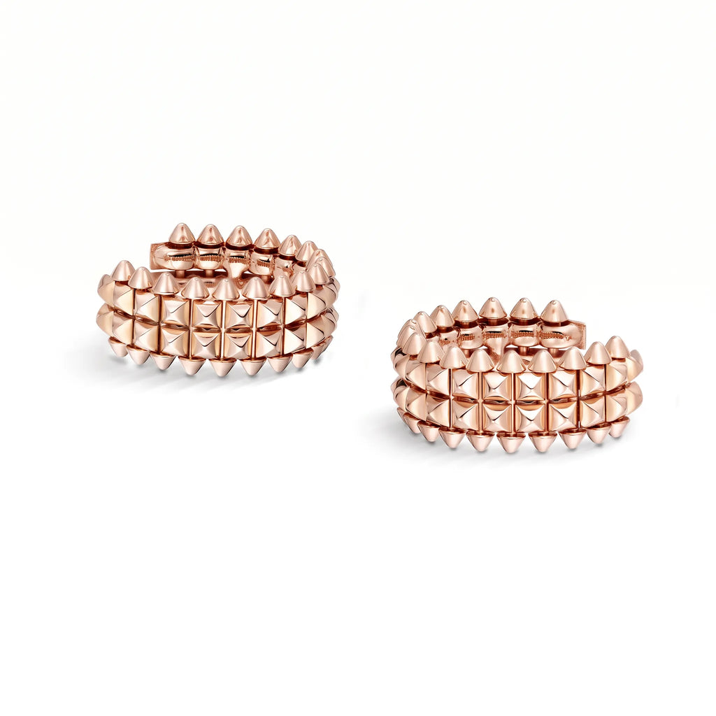 Clash de Rivage Studded Hoop Earrings