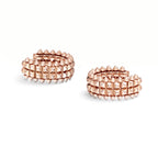 Clash de Rivage Studded Hoop Earrings