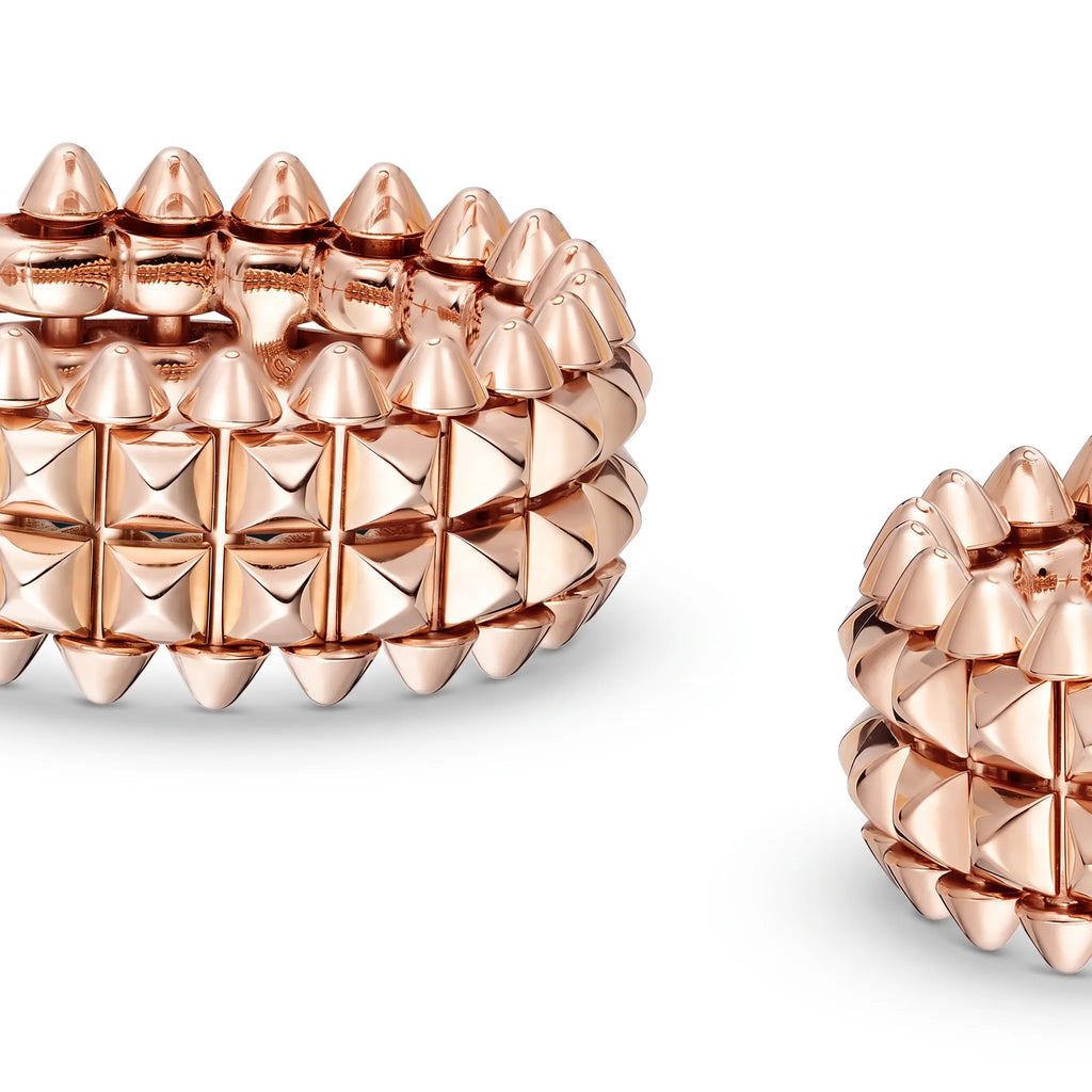 Clash de Rivage Studded Hoop Earrings