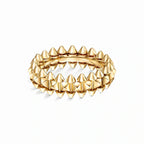 Clash de Small Pyramid Stud Ring
